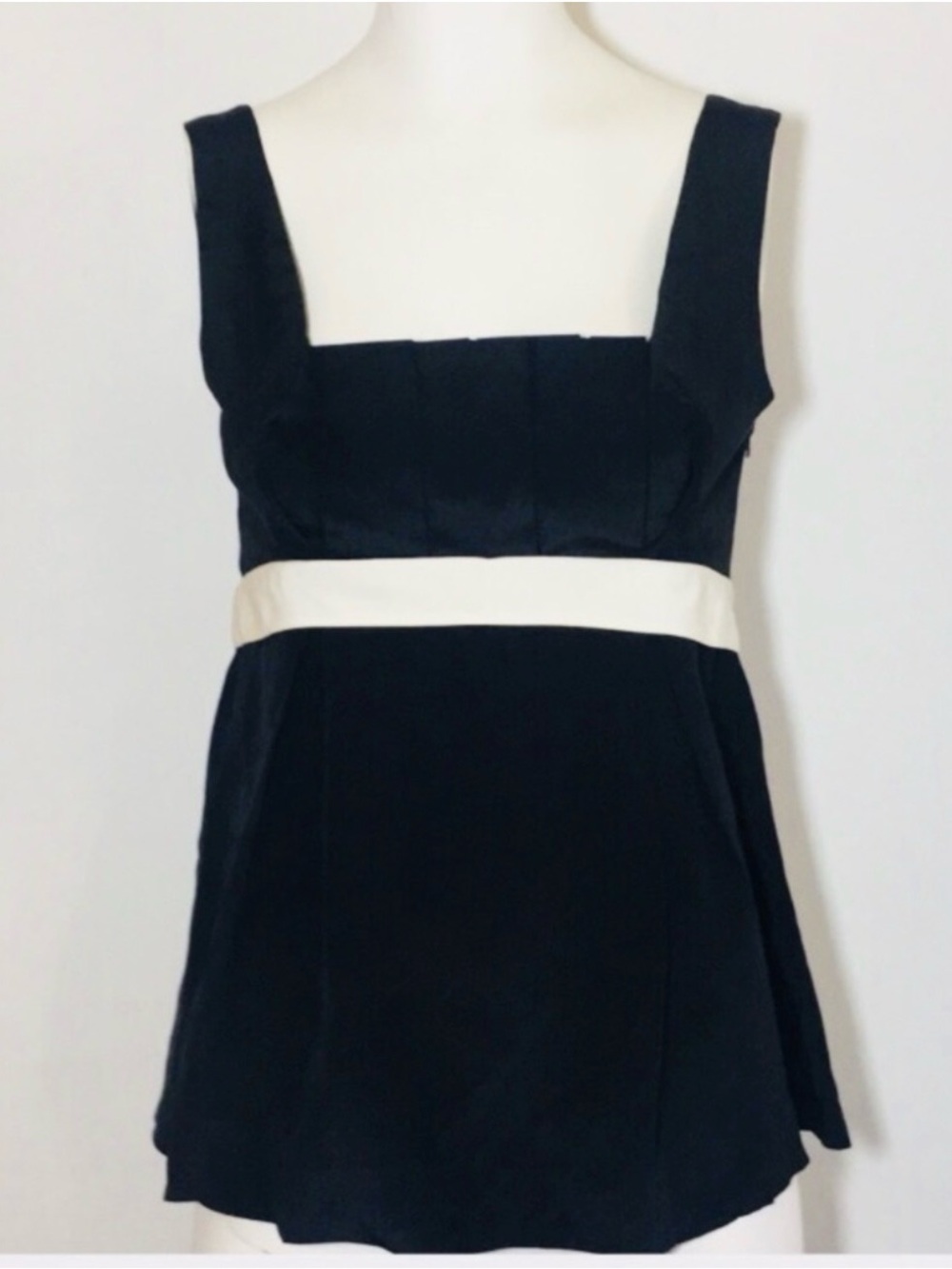 Black Halo Black Boxed Top (Retail: $250)